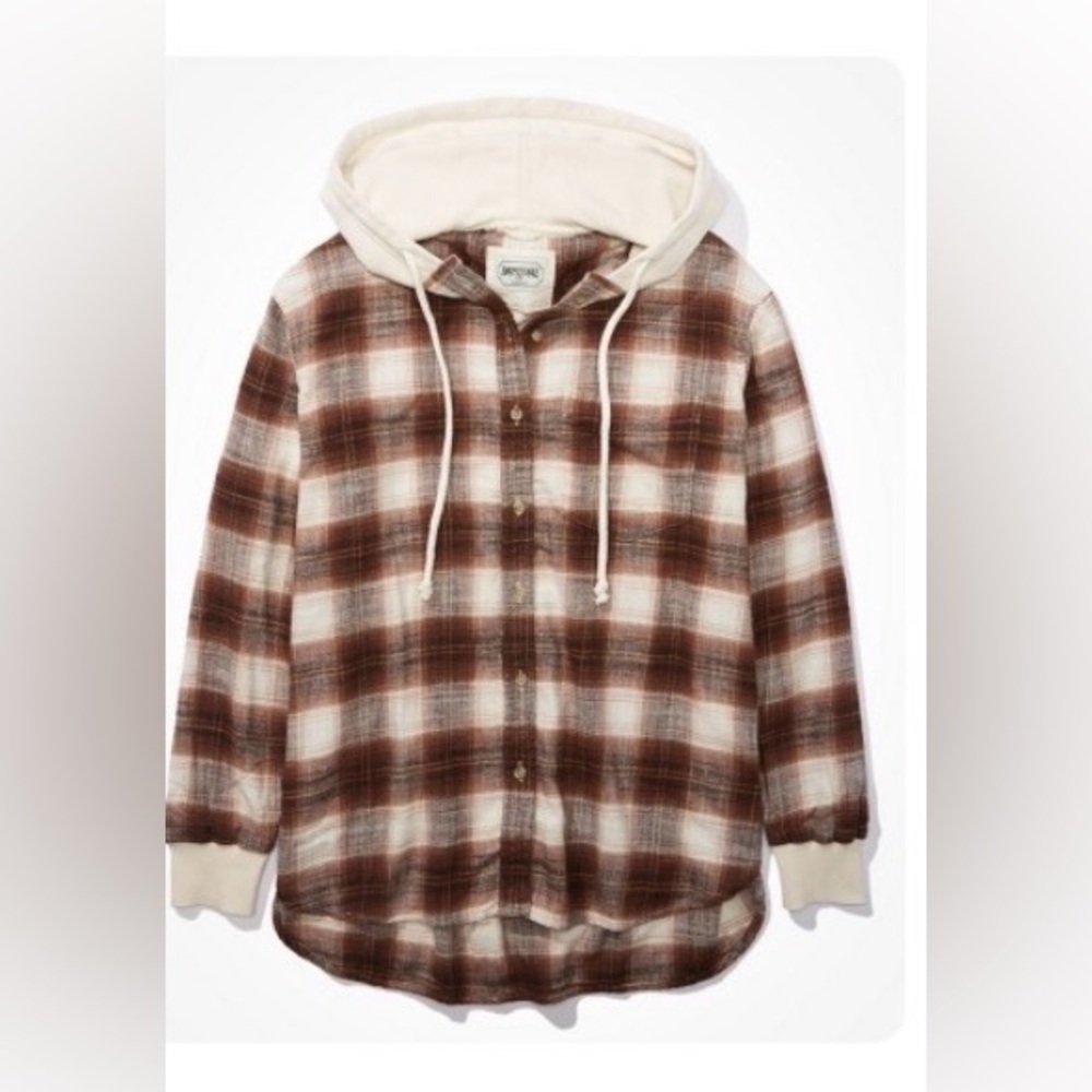 AE Oversized Hoodie Flannel